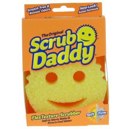 SCRUB DADDY Scrubber Sponge FlexTexture Heavy Duty For All Purpose Yellow SD2013I